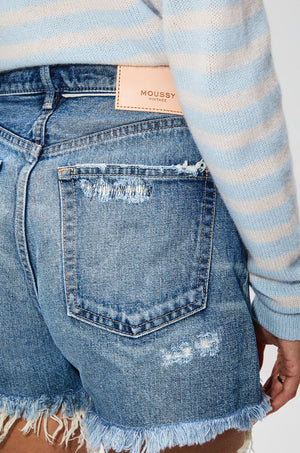 MOUSSY | MV Dundee Shorts Hi - Blue