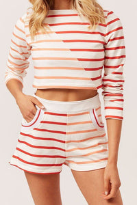 SOLID & STRIPED | The Brandi Top - Classic Stripe Sorbet