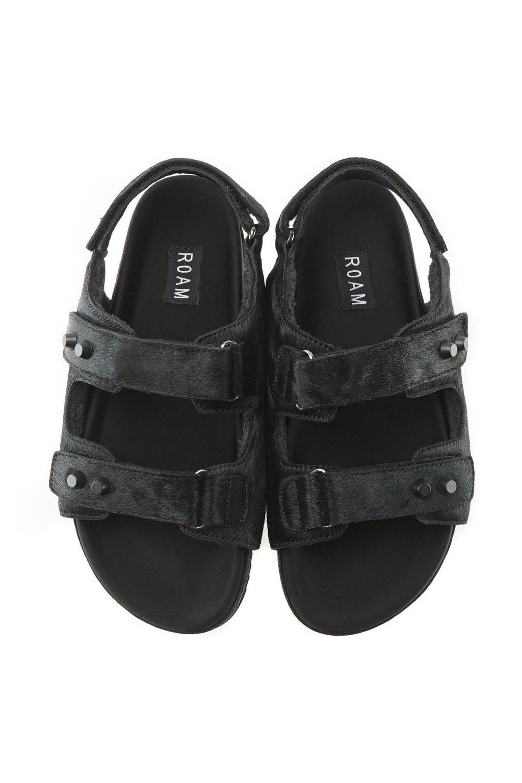 ROAM | Velcro Black Stap Sandal
